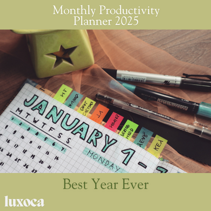 Monthly Productivity Plaaner 2025